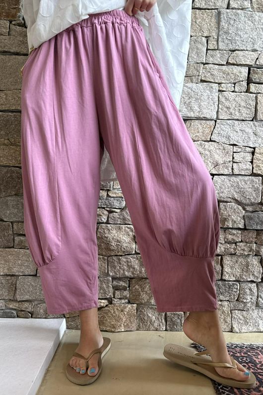 Jo Jo Quirky Classic Barrel Pant Indian Pink